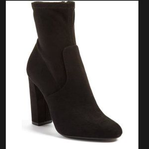 Womens Faux Suede Ankle Booties
